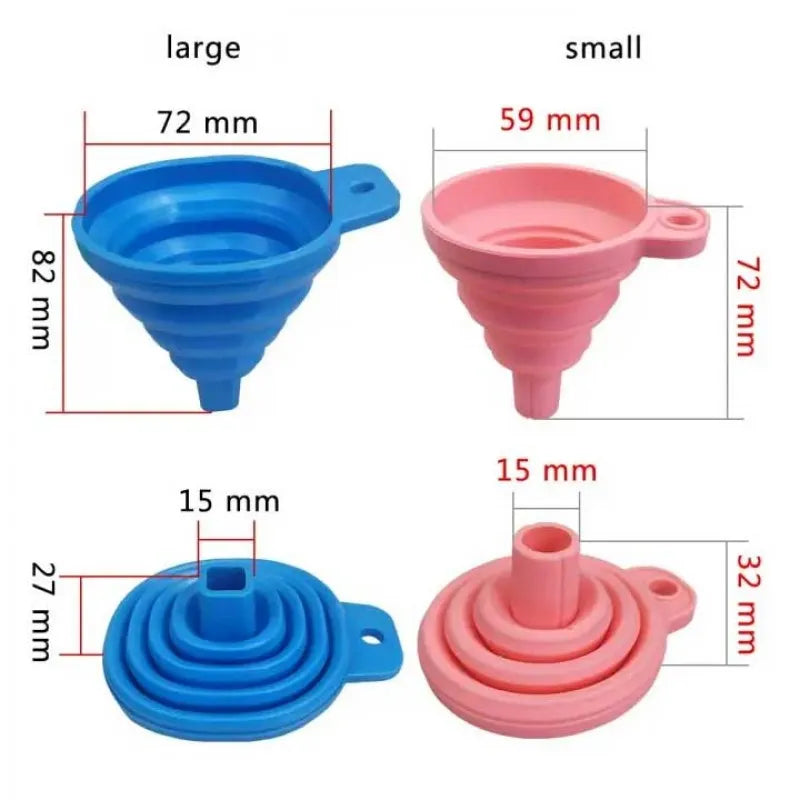 silicone foldable funnel main image