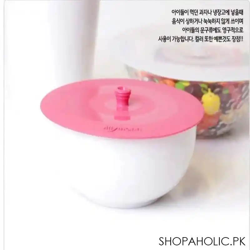 silicone food cover suction lid image5