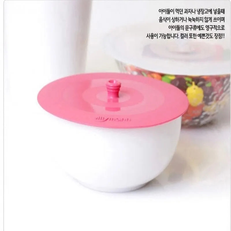 silicone food cover suction lid image5