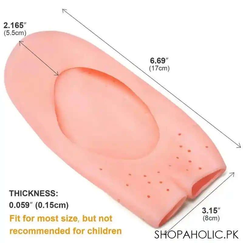 silicone foot care protector for relieve dry cracked heels and feet image3