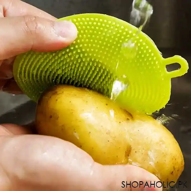 silicone go round dishwashing sponge image6