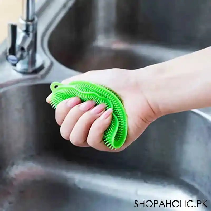 silicone go round dishwashing sponge image8