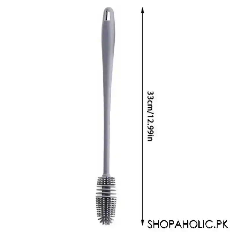 silicone long handle bottle cleaning brush image2