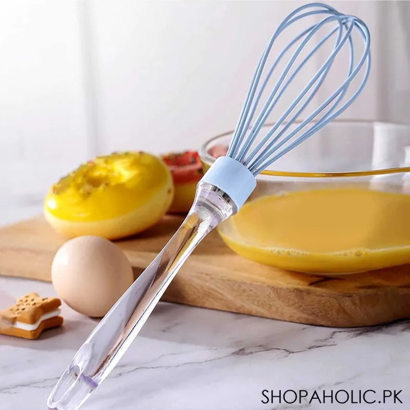 silicone manual egg beater with acrylic handle image4