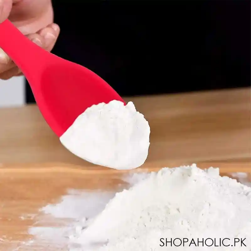 silicone nonstick mixing and serving spoon image4