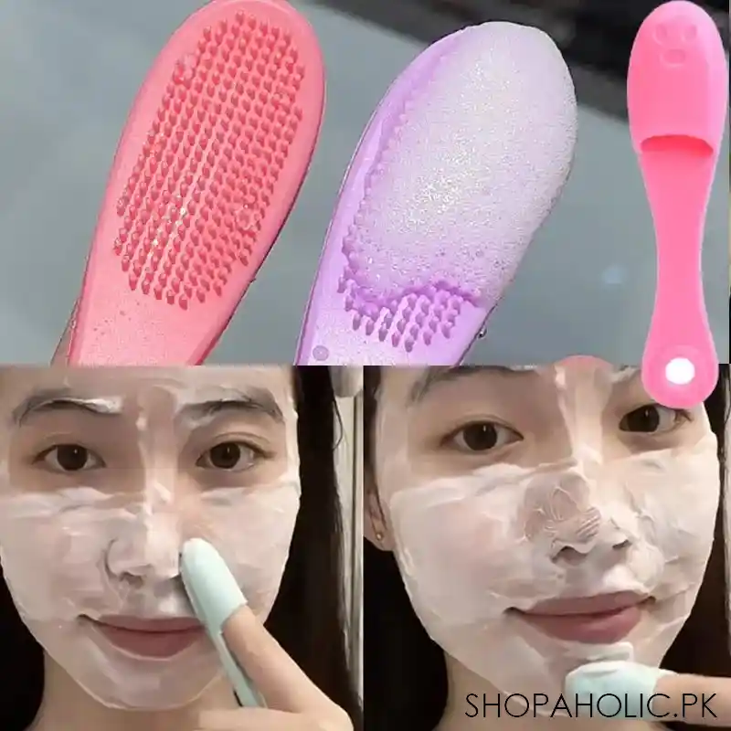 silicone nose finger brush image5