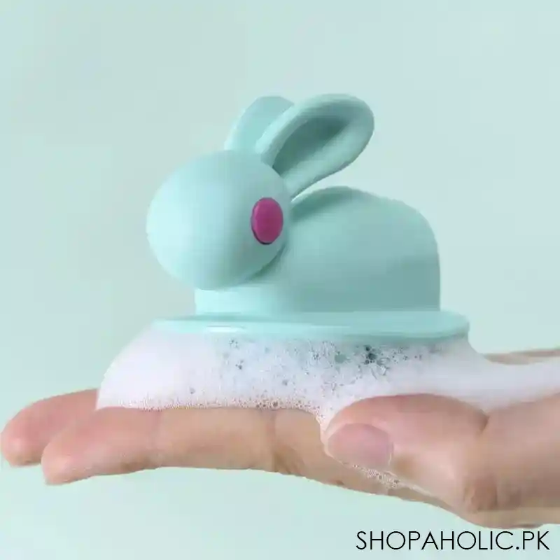 silicone rabbit baby bath brush image2