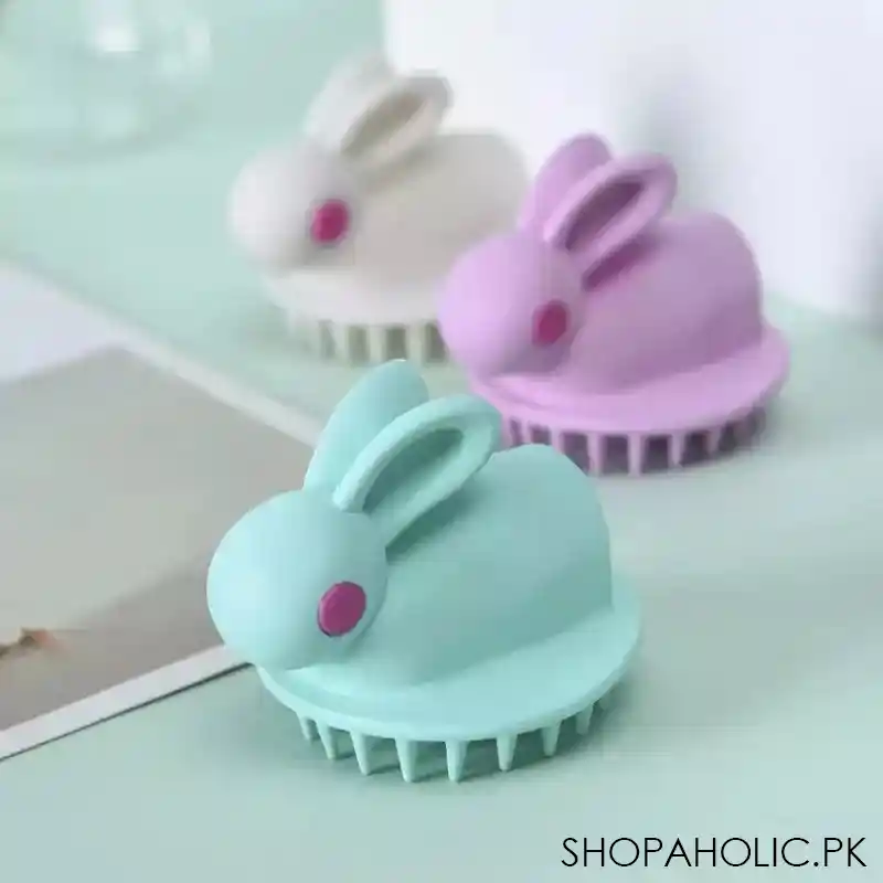 silicone rabbit baby bath brush image3