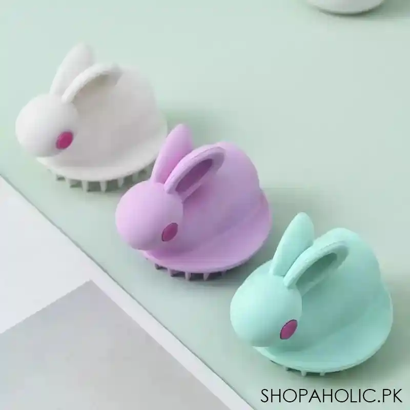 silicone rabbit baby bath brush image4