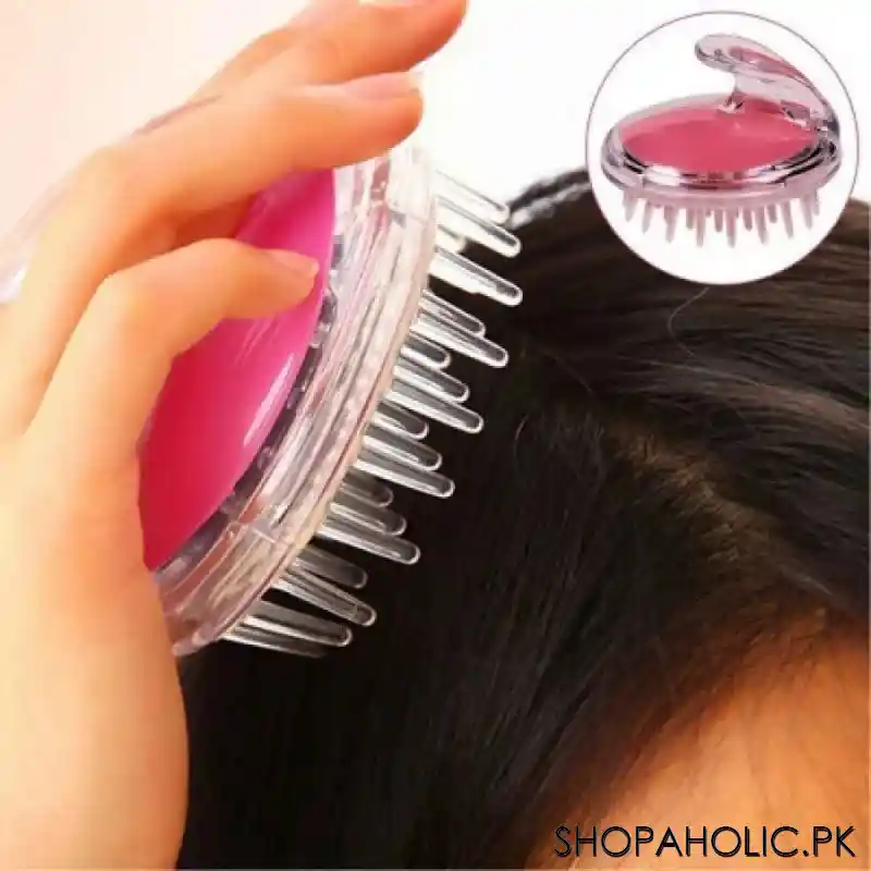 silicone shampoo scalp massage brush main image