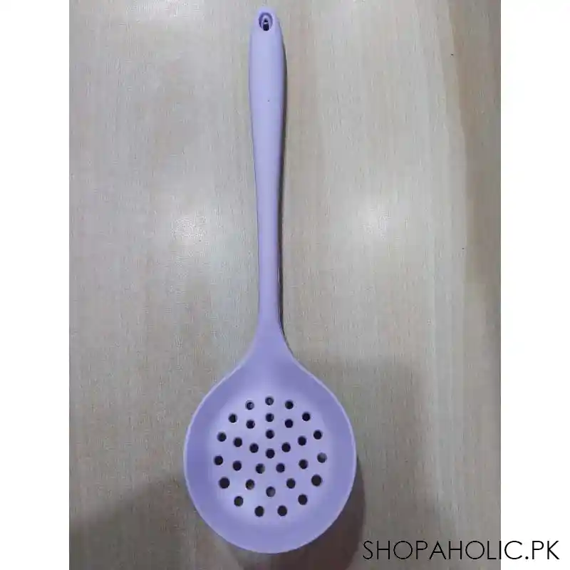 silicone strainer slotted spoon main image