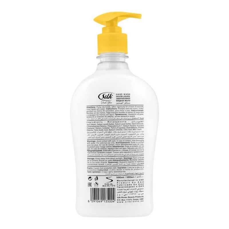 silk pearl glow natural moisturizers hand wash, 500ml image2