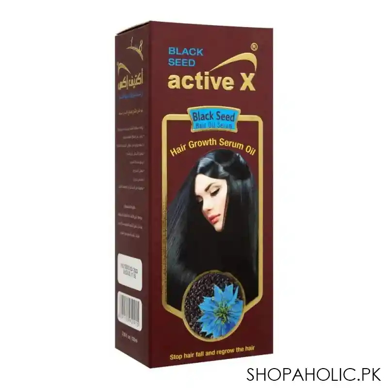 silky cool extra active x black seed hair oil serum, 100ml image2