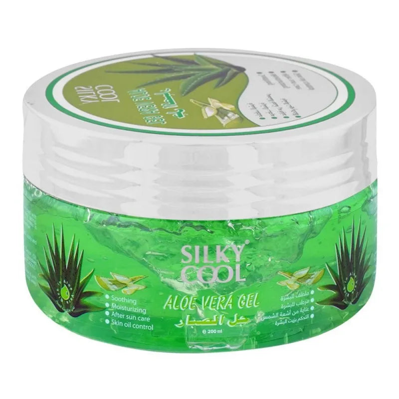 silky cool extra aloe vera gel, 200ml main image