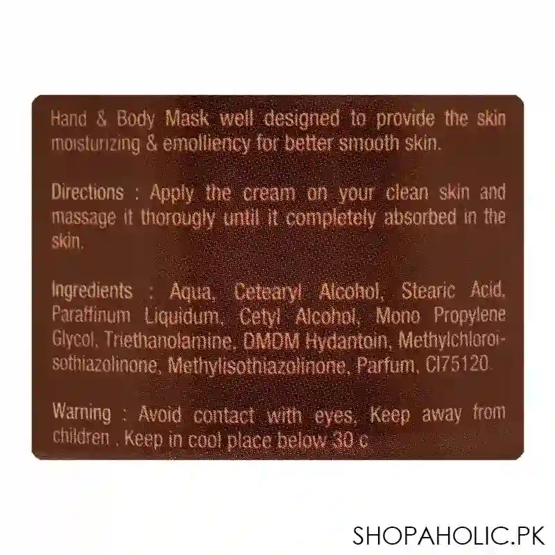 silky cool extra chocolate hand and body mask, 250ml image3