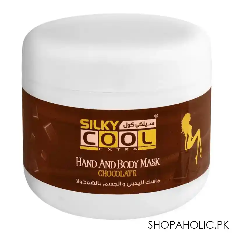 silky cool extra chocolate hand and body mask, 250ml main image