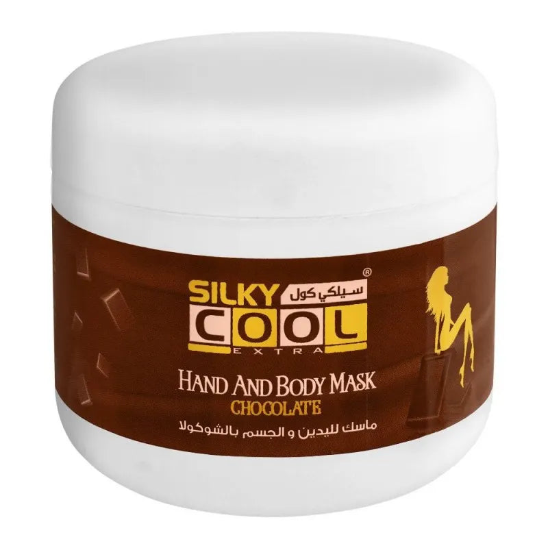 silky cool extra chocolate hand and body mask, 250ml main image