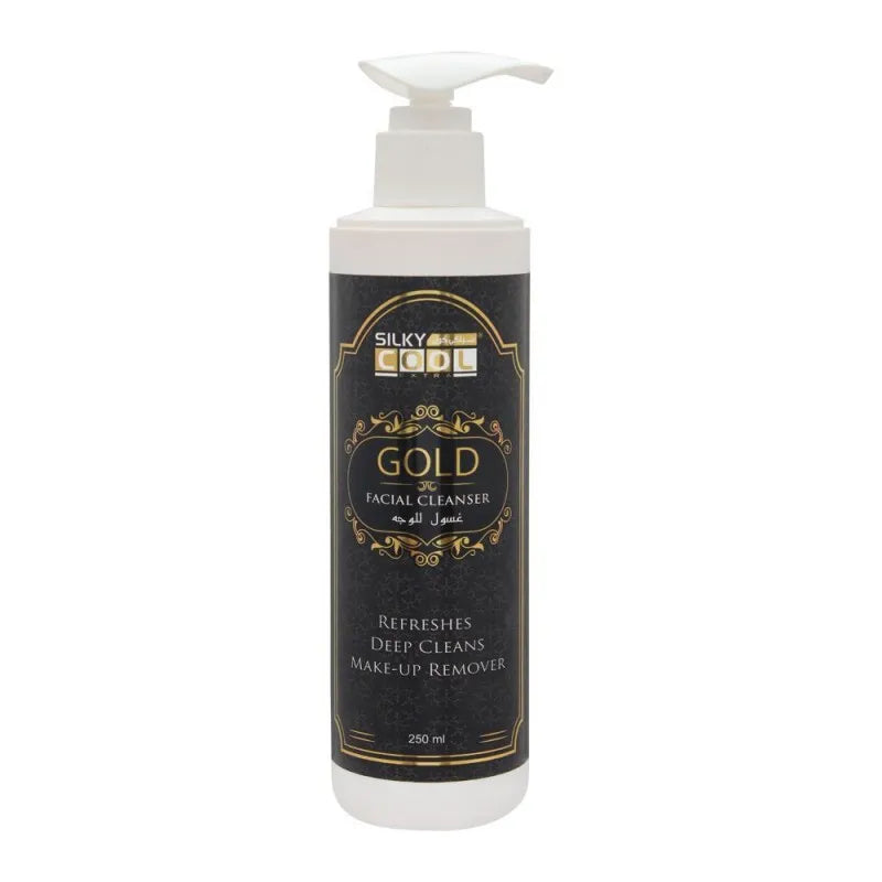 silky cool extra gold deep cleans facial cleanser, 250ml main image