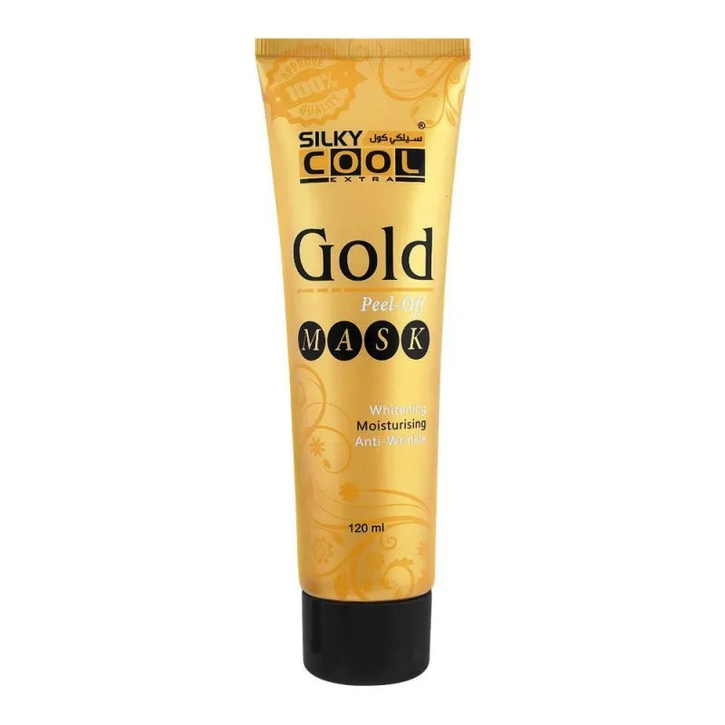 silky cool extra gold peel off whitening mask, 120ml main image