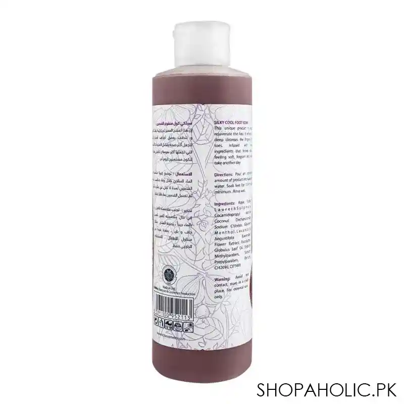 silky cool extra lavender foot soak, 250ml image2