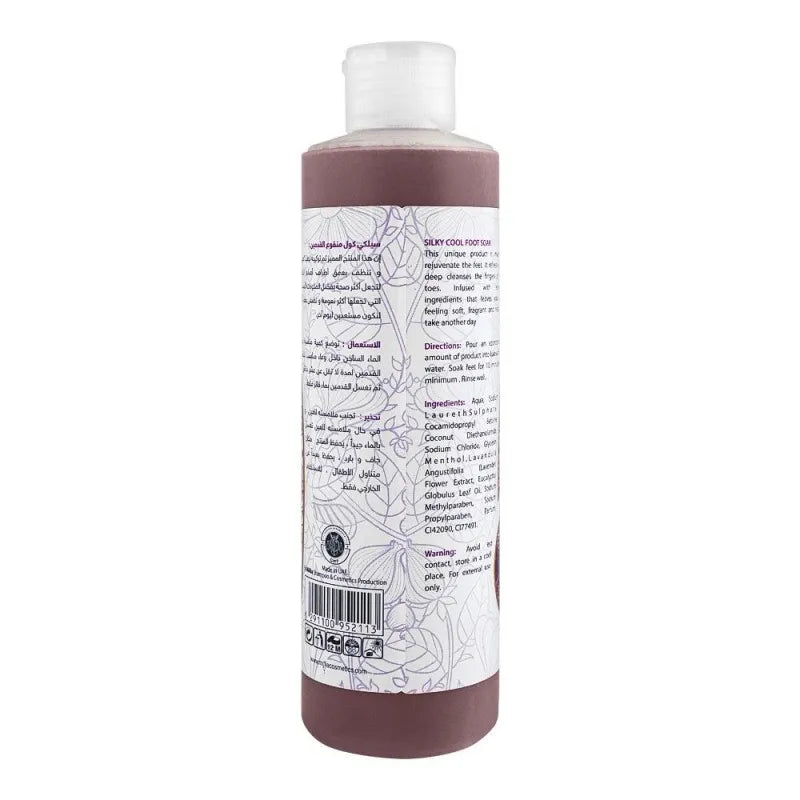 silky cool extra lavender foot soak, 250ml image2