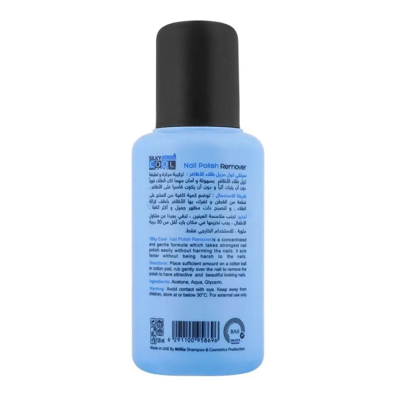 silky cool extra safe & easy nail polish remover, 120ml image2