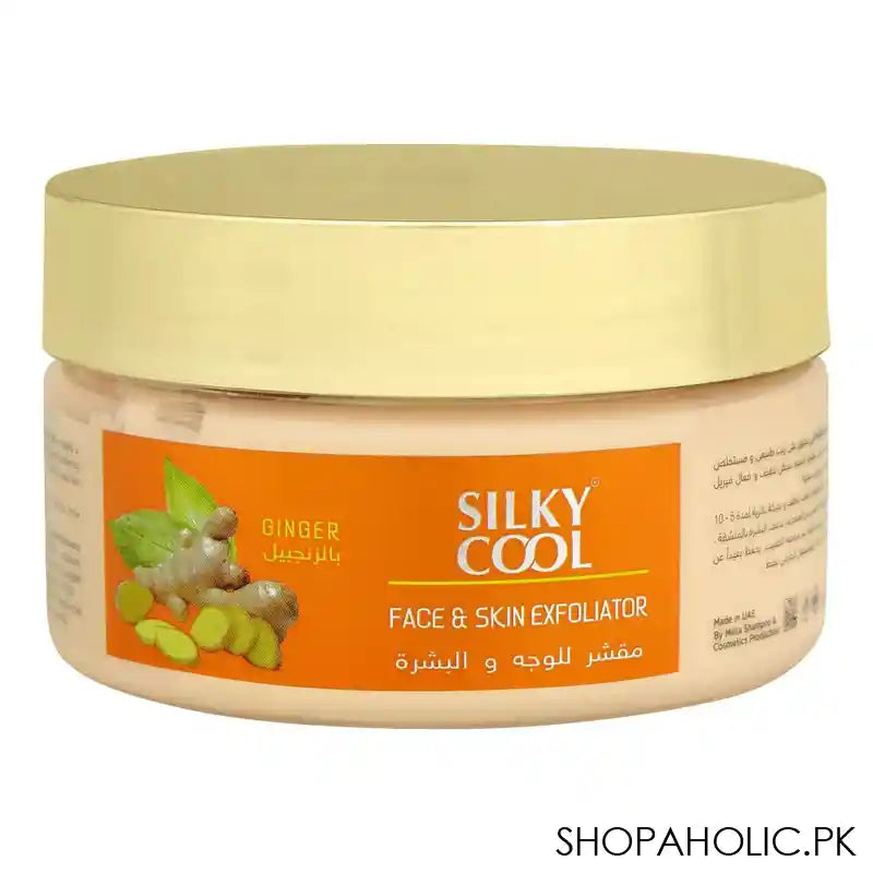 Silky Cool Ginger Face & Skin Exfoliator, 200ml - Main Image