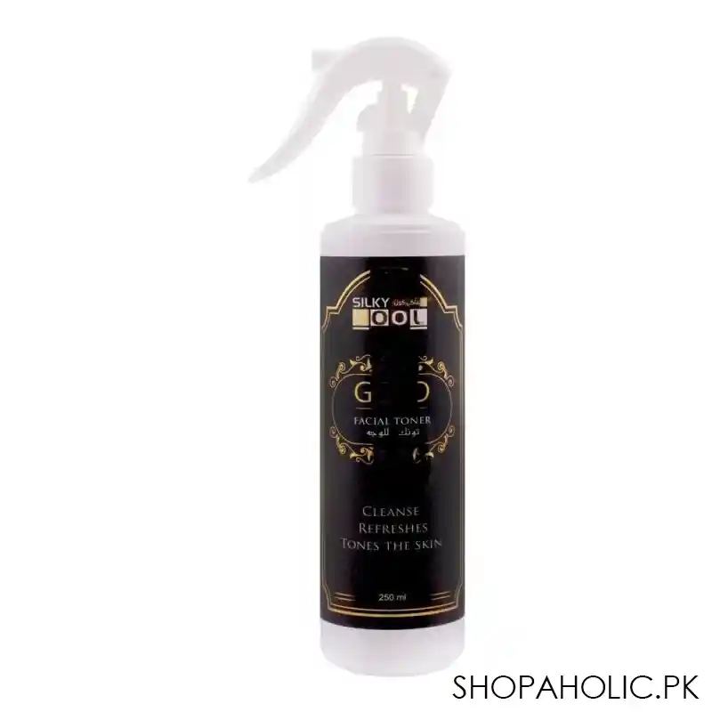 silky cool gold facial toner, 250ml main image