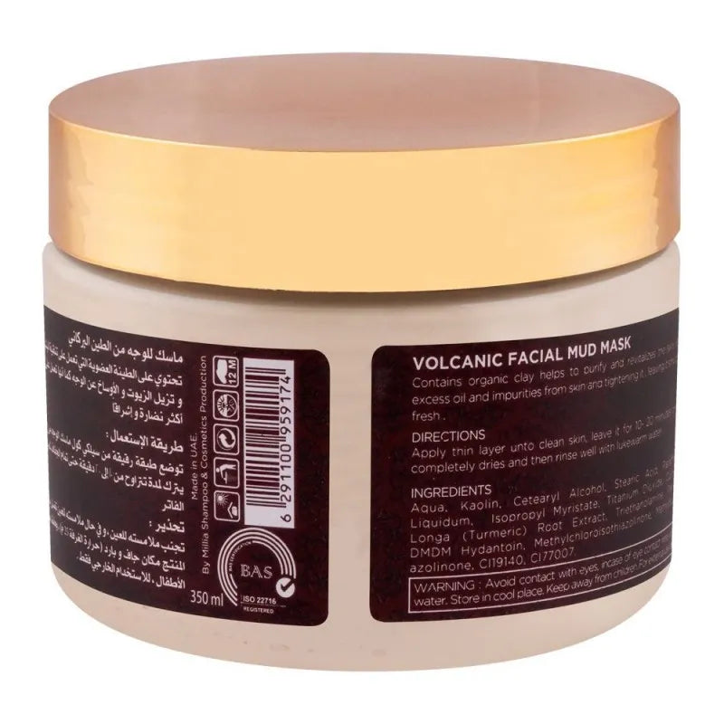 silky cool gold volcanic facial mud mask, all skin types, 350ml image2