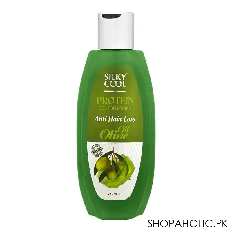 Silky Cool Olive Oil Anti Hair Loss Protein Conditioner, 250ml - Main Image