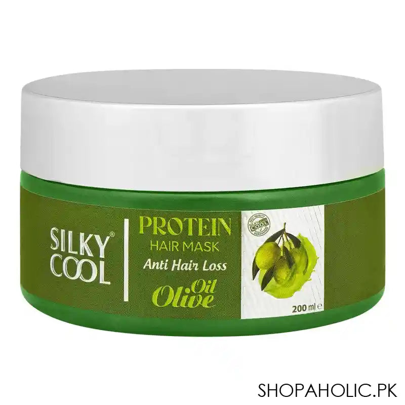 Silky Cool Olive Oil Anti Hair Loss Protein Hair Mask, 200ml - Main Image