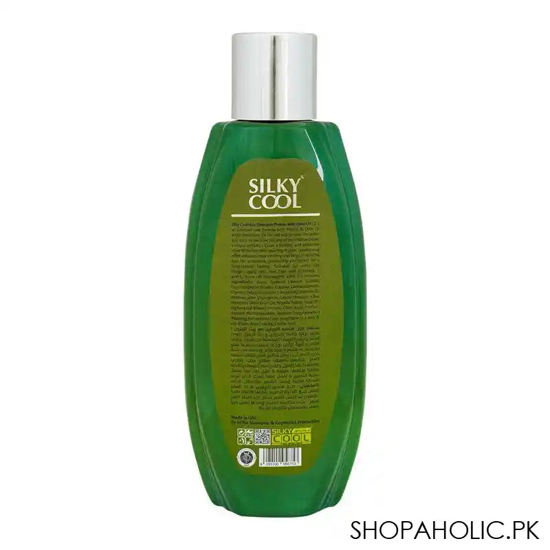 Silky Cool Olive Oil Anti Hair Loss Protein Shampoo, 250ml - Image 3