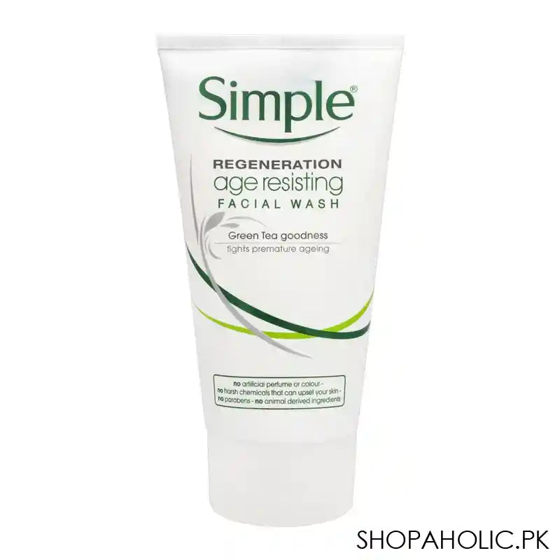 Simple Regeneration Age Resisting Facial Wash, 150ml - Main Image