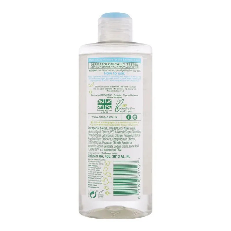 simple water boost micellar cleansing water 200ml image2