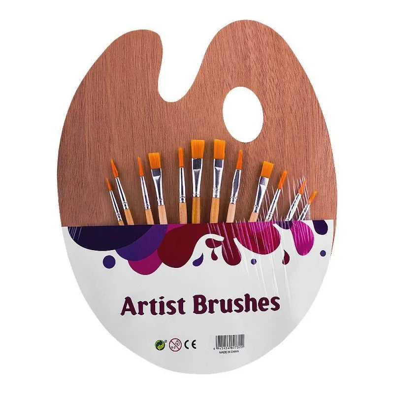 sj artist brush set, brown, ar 03 main image