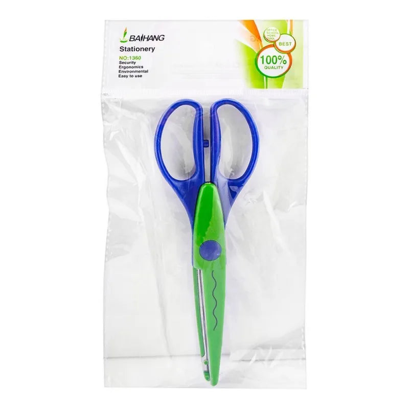 sj craft scissor, 5 inch, green, 1360 image2