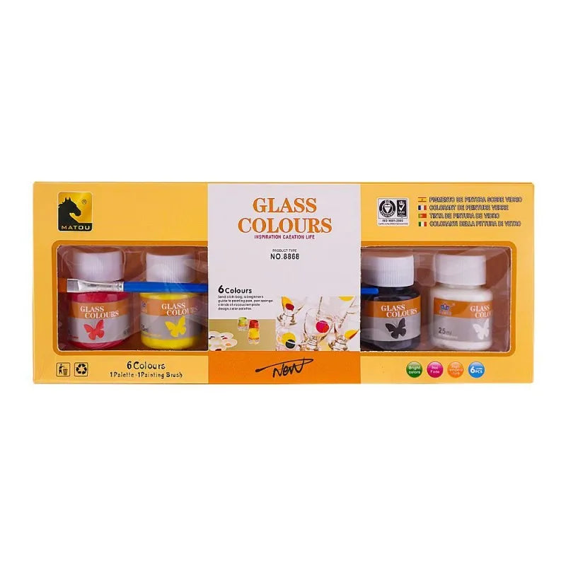 sj glass color, 6 pack, 8868 main image