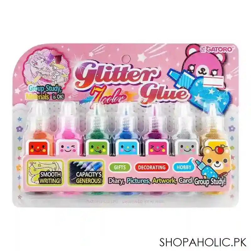 sj glitter glue, pink, 2073 main image