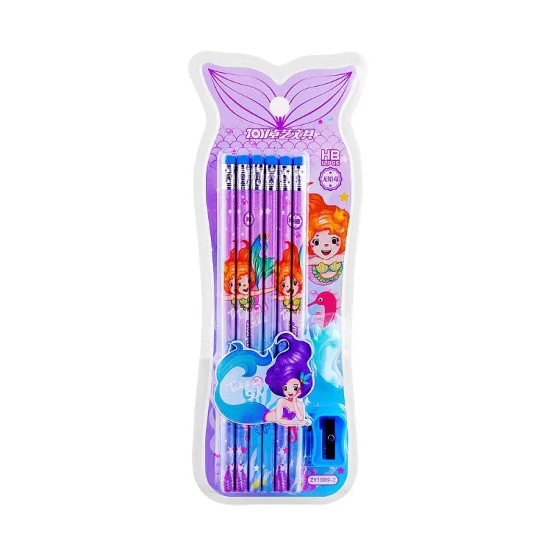 sj mermaid pencil, purple, zy1009 2 main image