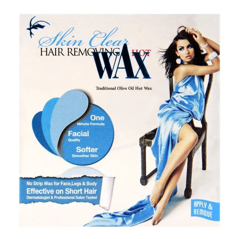 skin clear face, legs & body hair removing hot wax 35gm main image