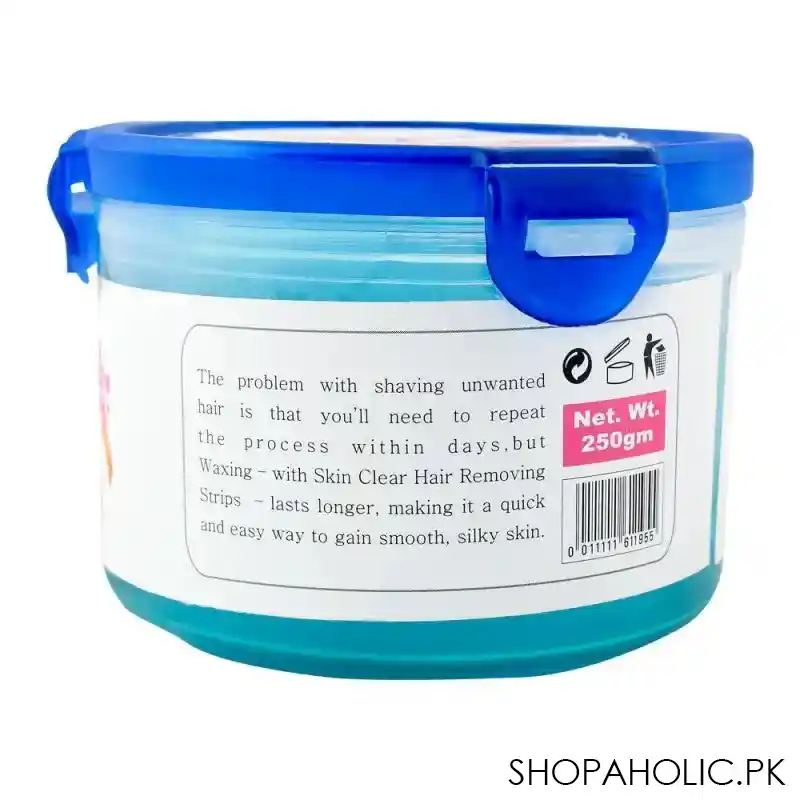 skin clear hair removing wax 250gm image3