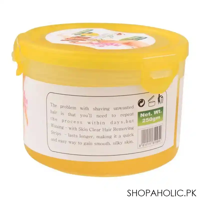 skin clear lemon hair removing wax, 250g image2