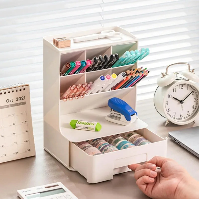 slop desktop storage box with drawer image2