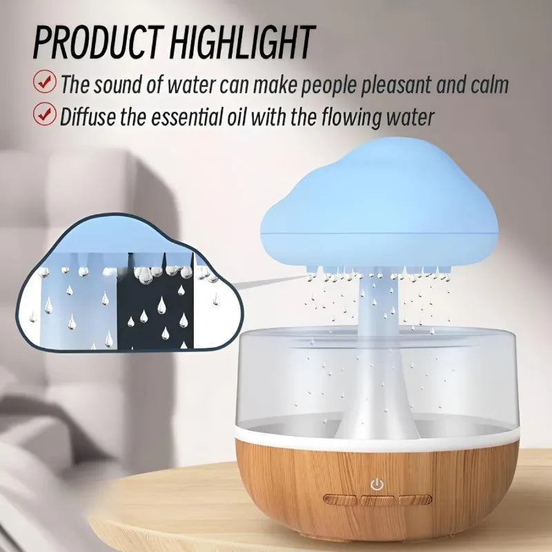 smart colorful raindrop humidifier image3