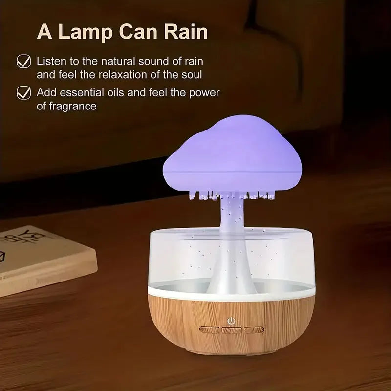 smart colorful raindrop humidifier main image