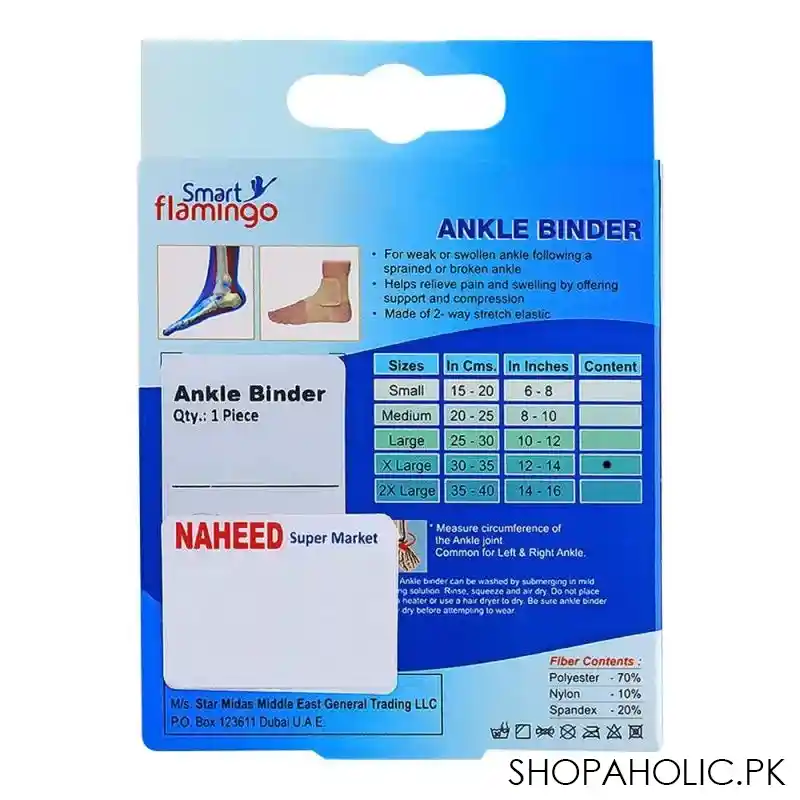 smart flamingo ankle binder, xl image2