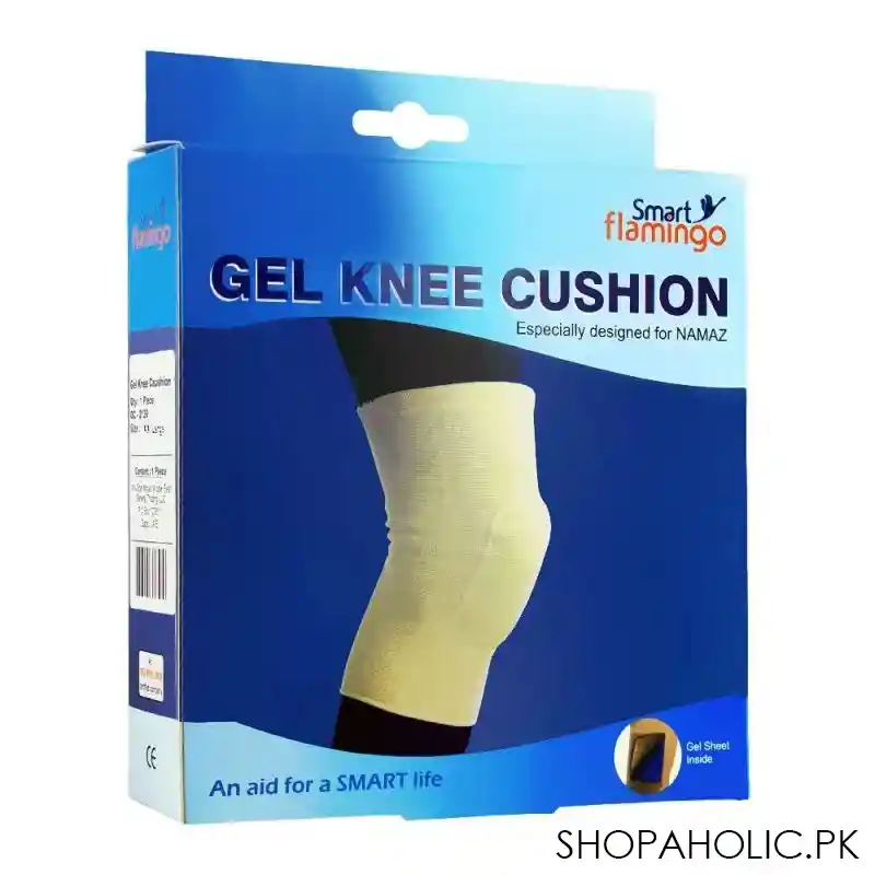 smart flamingo gel knee cushion, 2xl main image