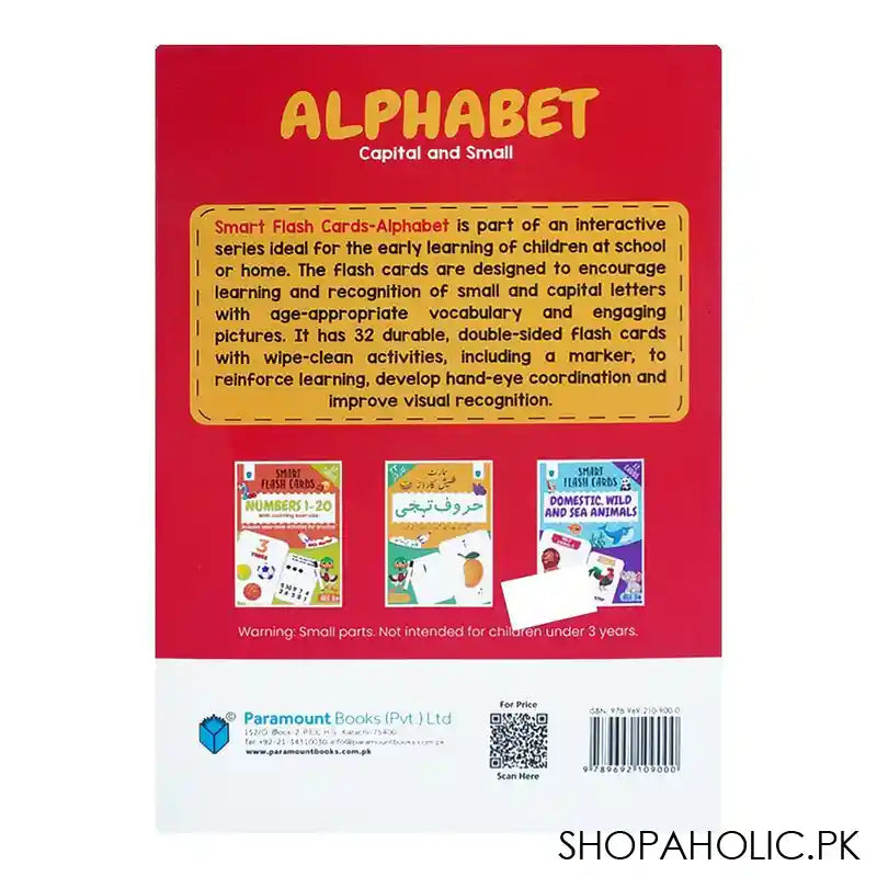 Smart Flash Card Alphabet Capital & Small Book - Image 2