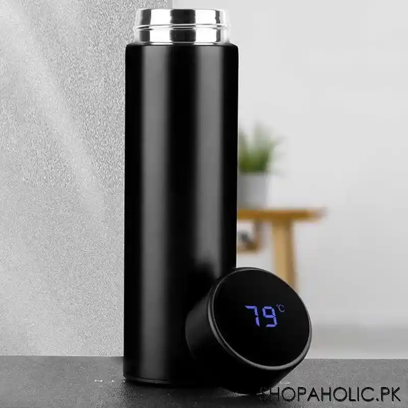 smart stainless steel water bottle with led temperature display   500ml image4