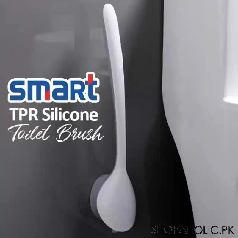 smart tpr silicone toilet brush main image